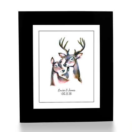 Personalised Print For Couples - Stag And Doe