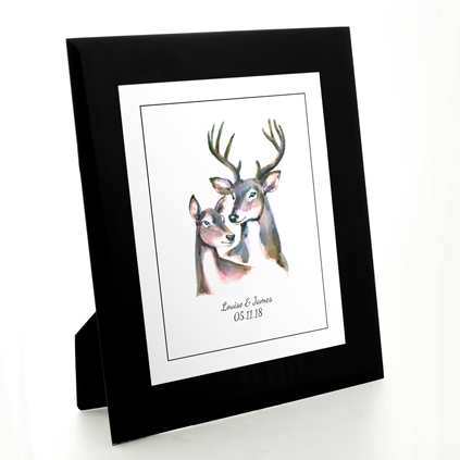 Personalised Print For Couples - Stag And Doe