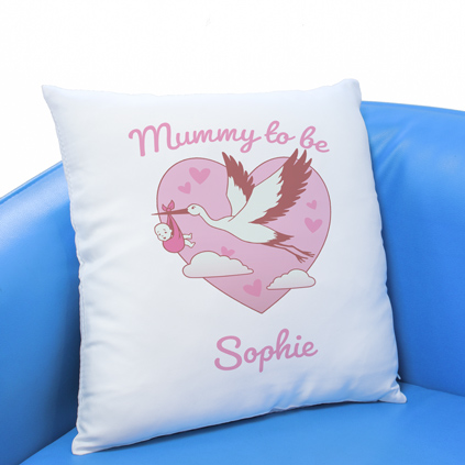 Personalised Pillow - Mummy To Be Pink