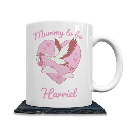Personalised Mug - Mummy To Be Pink