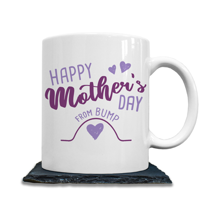 Personalised Mug - Happy Mother's Day From Bump
