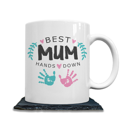 Personalised Mug - Best Mum Hands Down