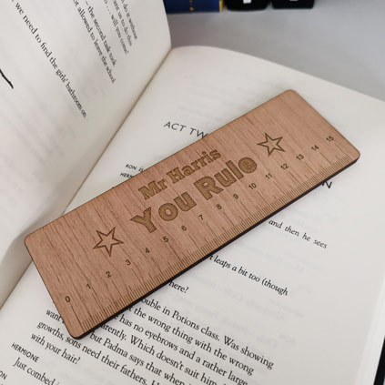 Personalised You Rule Bookmark For Teachers