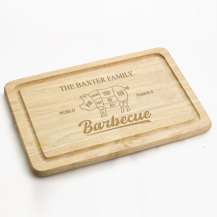 Personalised Family Barbecue Chopping Board
