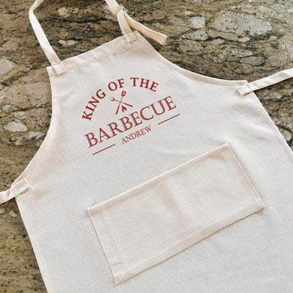 Personalised Apron - King Of The BBQ