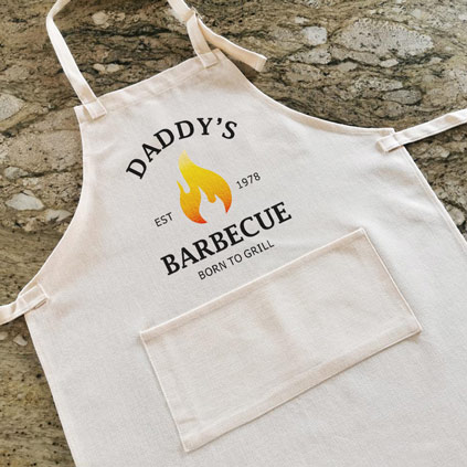 Personalised Apron - Daddy's BBQ