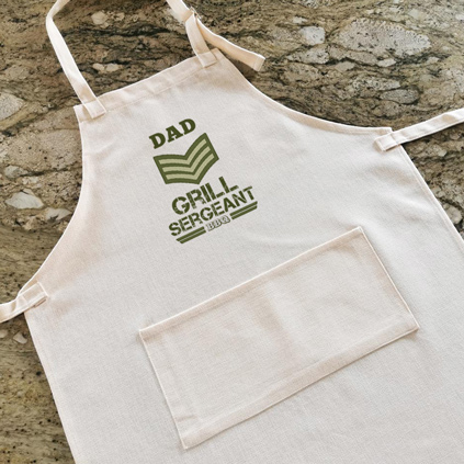 Personalised Apron - Grill Sergeant