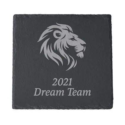 Personalised Logo Engraved Slate Coaster