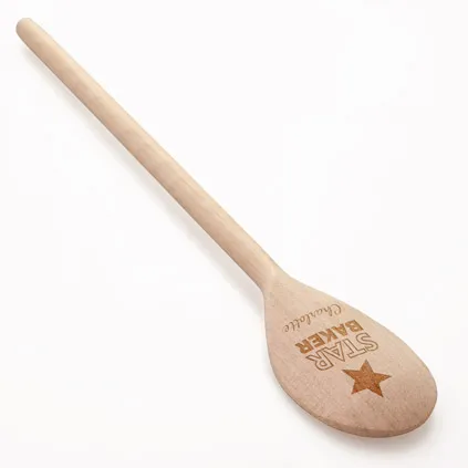Personalised Wooden Spoon - Star Baker