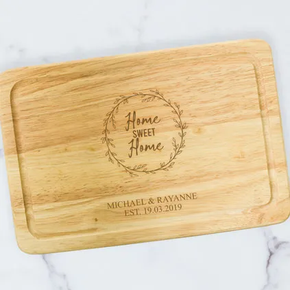 Personalised Chopping Board - Home Sweet Home