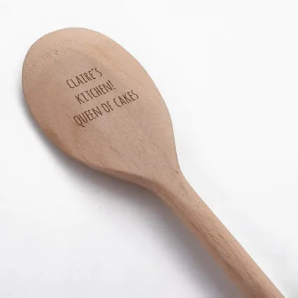 Personalised Wooden Spoon Any Message