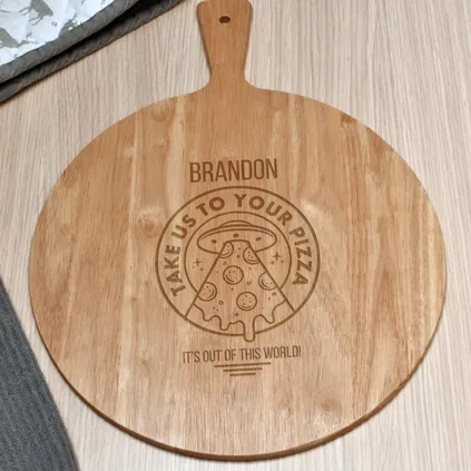 Personalised Pizza Board - Take Us To Your Pizza