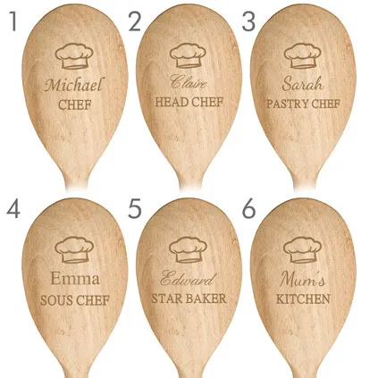 Personalised Wooden Spoon Custom Gift Idea