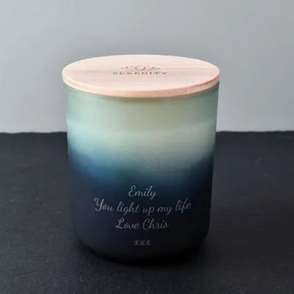 Personalised Revive Scented Candle - Orange Blossom, Jasmine & Saffron