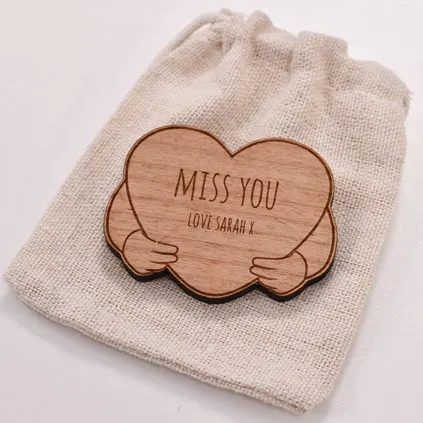 Personalised Miss You Pocket Hug Token