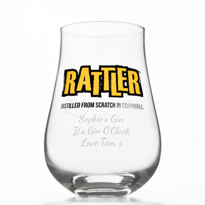 Personalised Rattler Gin Mixer Glass