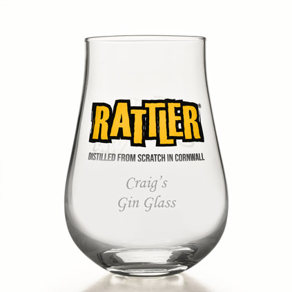 Personalised Rattler Gin Mixer Glass