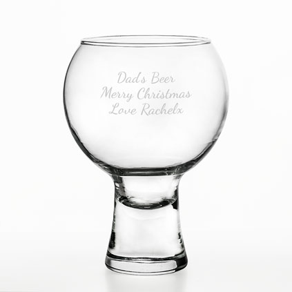 Personalised Alternative Craft Beer Glass