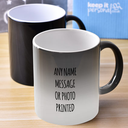 Personalised Heat Change Magic Mug Any Message