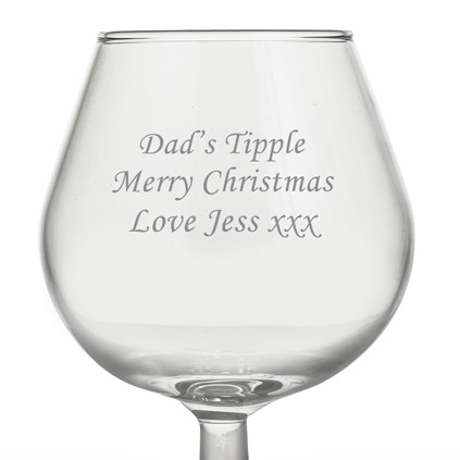 Personalised Brandy Glass - 25 cl