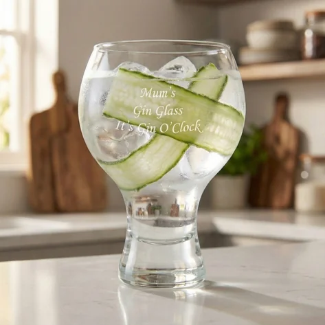 Personalised Alternativ Gin Glass Personalised Alternativ Gin Glass