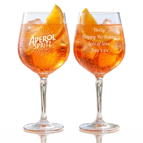 Personalised Aperol Spritz Glass 450 ml