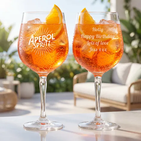 Personalised Aperol Spritz Glass 450 ml
