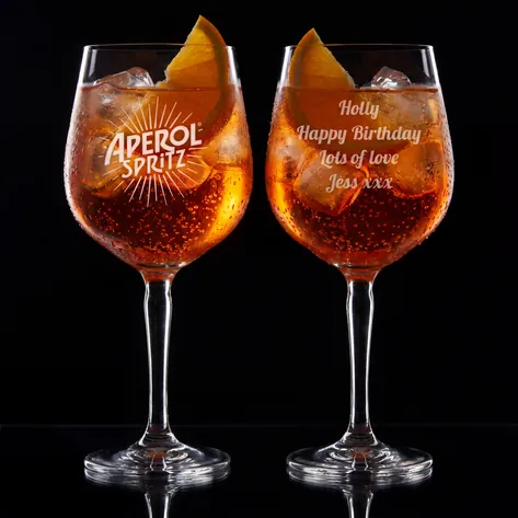 Personalised Aperol Spritz Glass 450 ml