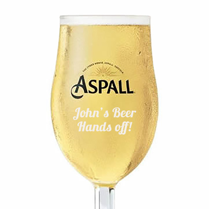 Personalised Aspall Cider Pint Chalice