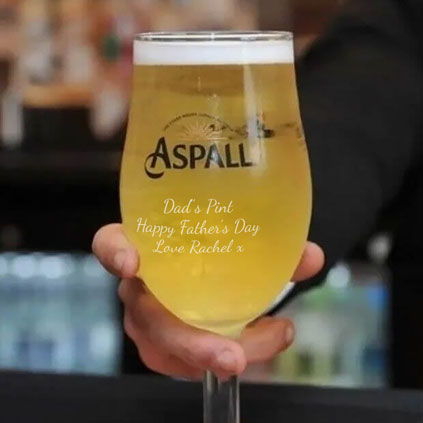 Personalised Aspall Cider Pint Chalice