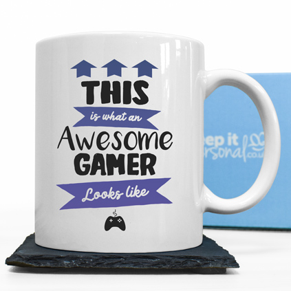 Personalised Mug - Awesome Gamer