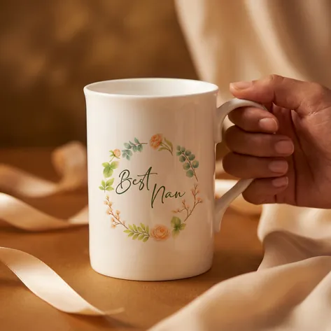 Personalised Bone China Mug Best Nan
