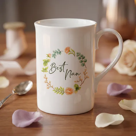Personalised Bone China Mug Best Nan