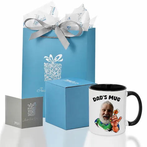 Personalised Darts Photo Face Mug For Dad