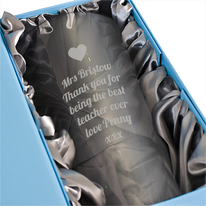 Personalised Conical Vase - Love Heart Any Message