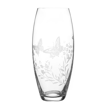 Personalised Butterfly Barrel Vase 30cm