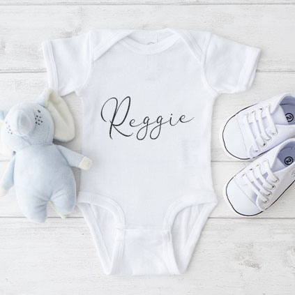 Personalised Baby Grow Any Name