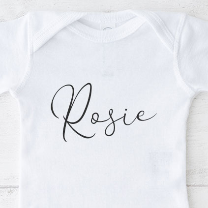 Personalised Baby Grow Any Name