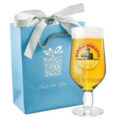 Personalised Birra Moretti Pint Glass