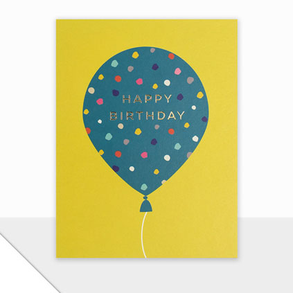 Happy Birthday Balloon Greeting Card