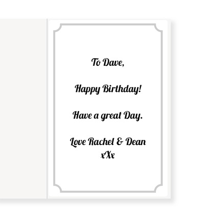 Happy Birthday Balloon Greeting Card