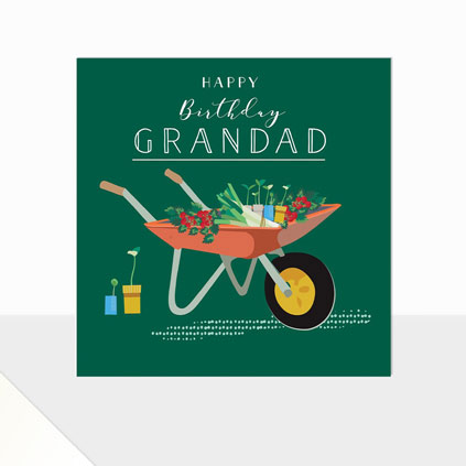 Happy Birthday Grandad Gardening Greeting Card