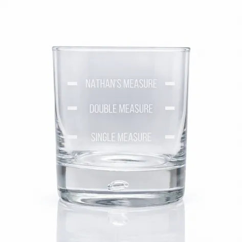 Personalised Drinks Measure Whisky Glass Personalised Drinks Measure Whisky Glass