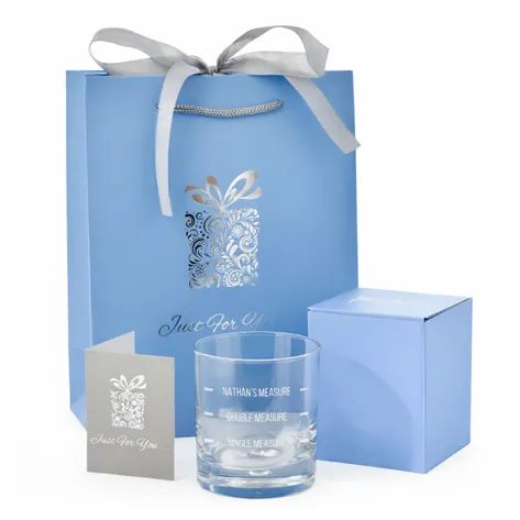 Personalised Drinks Measure Whisky Glass