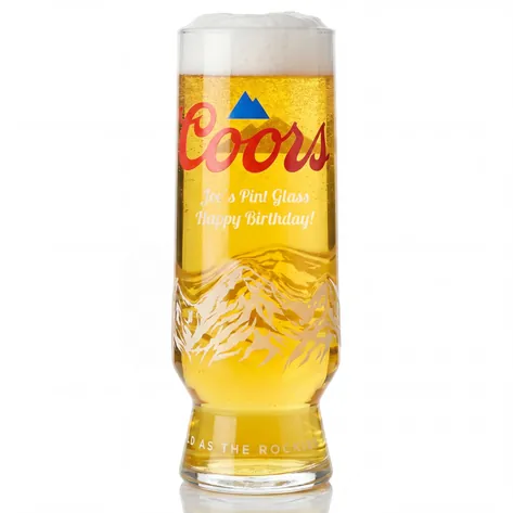 Personalised Coors Pint Glass Personalised Coors Pint Glass
