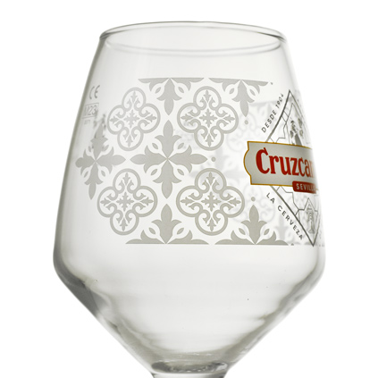 Personalised Cruzcampo Pint Glass