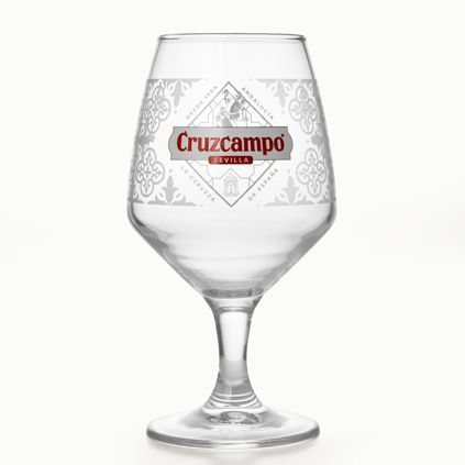 Personalised Cruzcampo Pint Glass