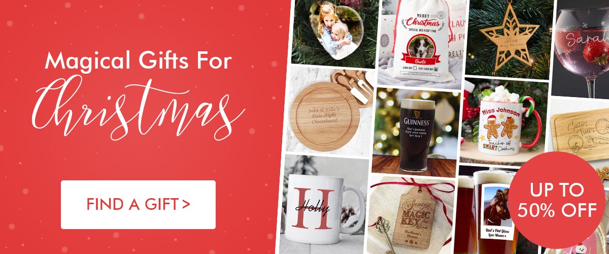  Save Up To 50% Off Personalised Christmas Gifts