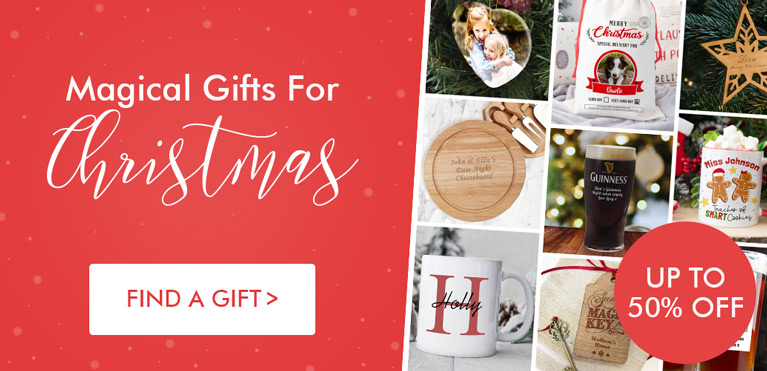  Save Up To 50% Off Personalised Christmas Gifts