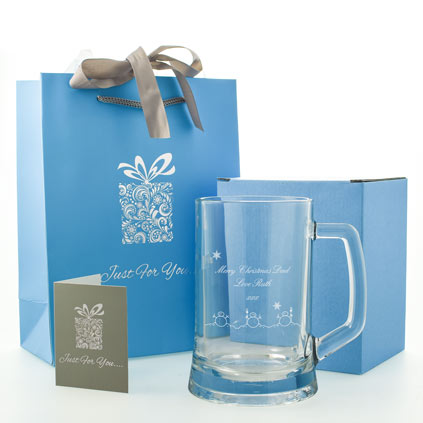Christmas Gifts - Engraved Pint Glass
